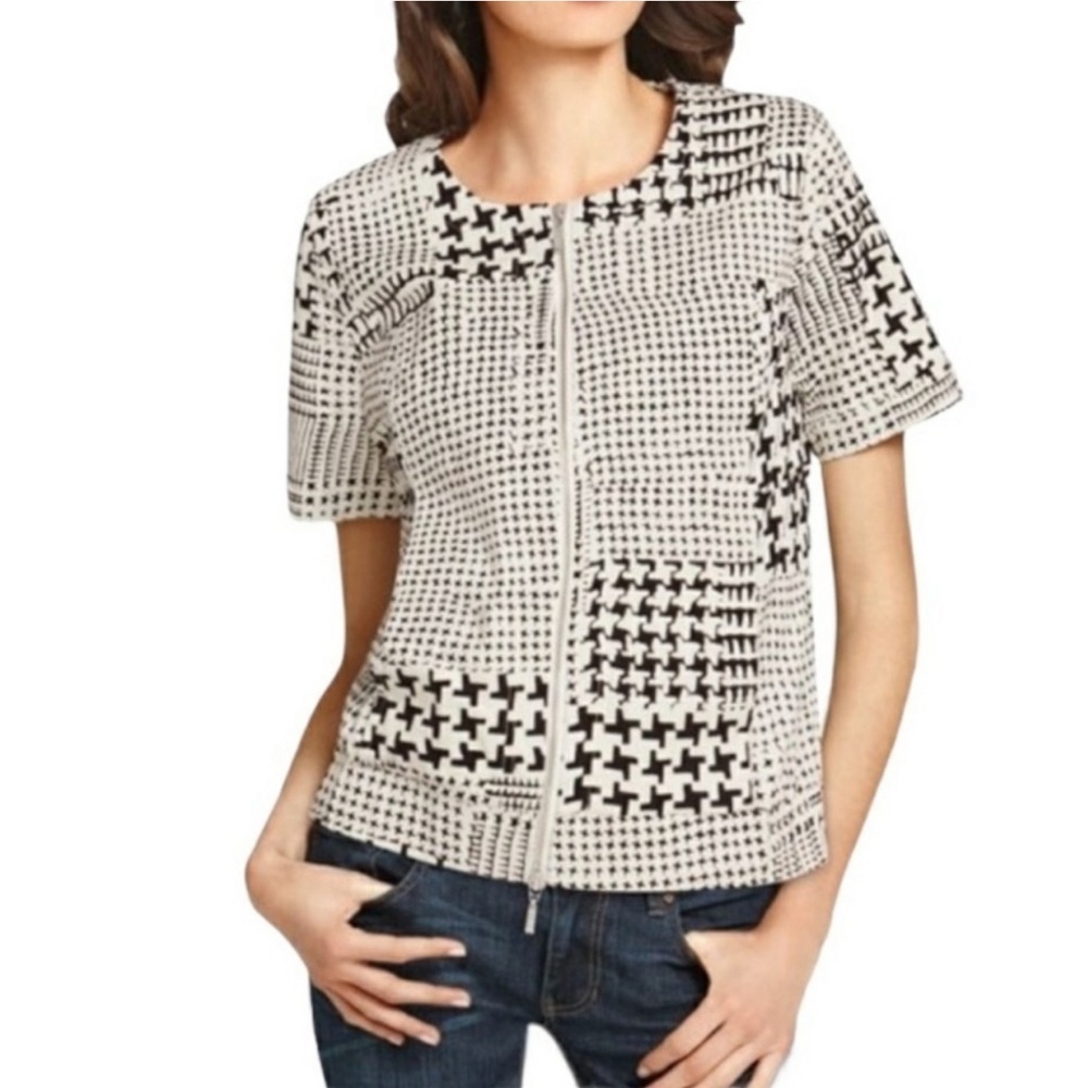 Cabi Coupe Bomber 931 Houndstooth Jacket